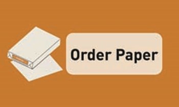 Order Paper