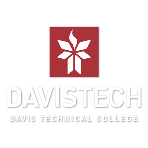 Davis Tech Logo - Block Style - Reversed
