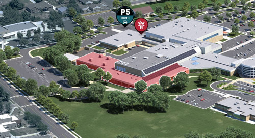 image: location of surplus store on campus